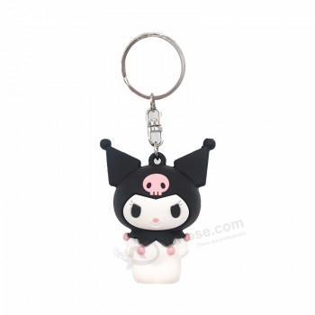 Custom high quality cartoon key chain 3d soft pvc keychain