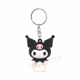 Porte-clés de dessin animé de haute qualité personnalisé Porte-clés en PVC souple 3d