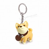 2020 populair relatiegeschenk PVC plastic 3D dieren sleutelhanger