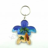 aangepaste souvenir schildpad vorm acryl sleutelhanger