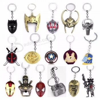 hoge kwaliteit llaveros wonder stijl ontwerp thor hamer sleutelhanger rijk logo aangepaste metalen flesopener avengers sleutelhanger leveranciers