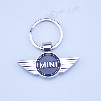 Großhandel benutzerdefinierte 3D-Automarke Logo Luxus Mini-Auto Schlüsselbund für Autos