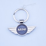 groothandel op maat 3D automerk logo luxe mini auto sleutelhanger voor auto's