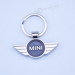 llavero de lujo al por mayor del logotipo de la marca del coche 3D al por mayor mini coche para los coches