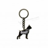 中国サプライヤー卸売カスタマイズされた犬の金属キーホルダー
