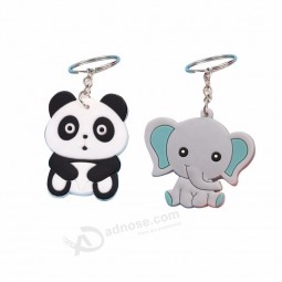 Porte-clés souvenir de singapour en caoutchouc souple en caoutchouc pas cher