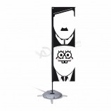 Impression parfaite : Double drapeau tissu + tissu occultant Tricot Tissu Pliage Printemps Pas Cher Golf Pop Up Bannière Affiche Affichage