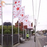 Bannière de mât de drapeau de rue en acier inoxydable décorative extérieure de 1 à 5 m