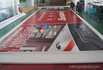 fullcolor printen buiten grote enorme gigantische frontlit flex PVC banners