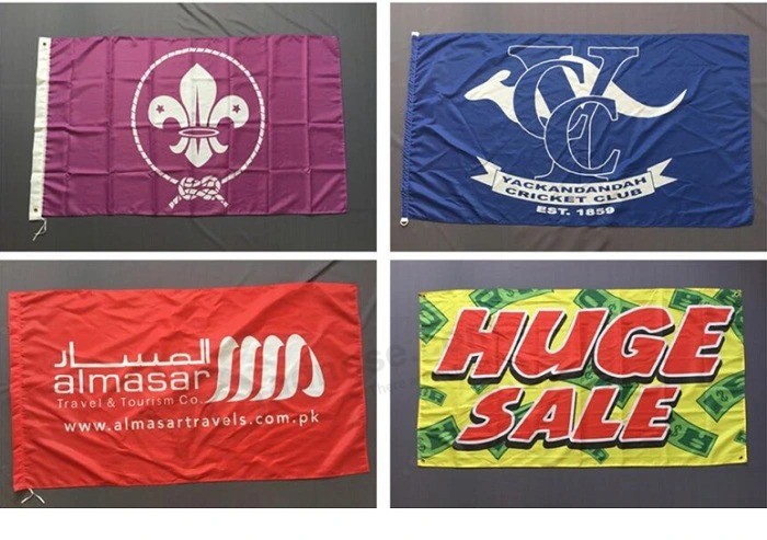 Factory supply Personalized logo Pattern 3X5 4X6 5X8 FT and other Big huge Giant custom Flag Banners