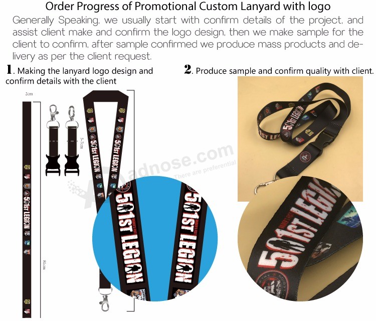 Factory price Custom printing Logo polyester Neck Lanyards