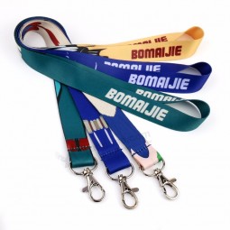 Cheap OEM VOGRACR logo custom printing cell mobile phone lanyard wholesale sublimation polyester ID badge neck lanyards no MOQ