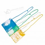 Promotion personnaliser personnalisé pas cher cartes d’identité en plastique pvc coloré design couleur lanières porte-badge d’identification