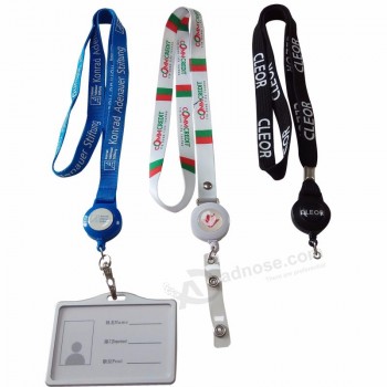 Lanières avec logo Porte-clés de lanière d’identification personnalisée