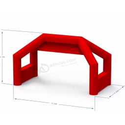 guangzhou full printing finish line inflatable arch For advertising