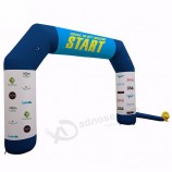 arco inflable de inicio de carrera personalizado con logotipo