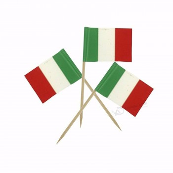 Drapeau de l’Italie Drapeau de l’Italie Drapeau de l’Italie Cure-dents pour la cuisson de cupcakes Cocktails