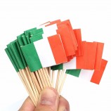 personalized cocktail decoration bamboo sticks custom toothpick flags