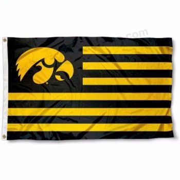 Universität von Iowa Hawkeye Nation Flagge