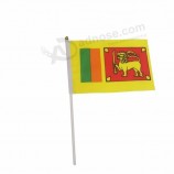 2020 HOT style custom design mini taille national drapeau voiture drapeau football match fan main secouant drapeau