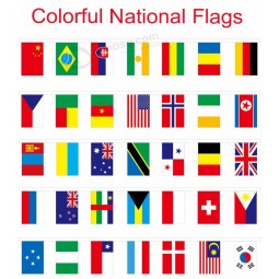 Hochwertige Fabrikpreis benutzerdefinierte Alle Nationalflagge Werbebanner Flagge