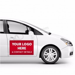 Venta caliente de impresión personalizada publicidad exterior etiqueta magnética del coche