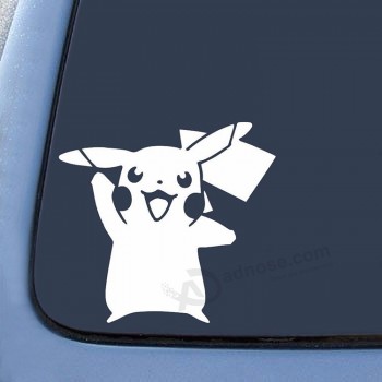 Autocollant de voiture découpé pokemon Pikachu autocollant de transfert de fenêtre