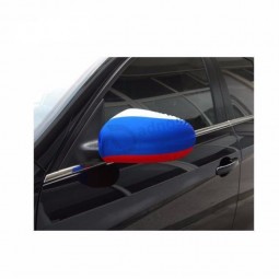 Hot sell polyester printing Brazil flag rearview car mirror cover flag