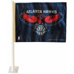 Polyester Atlanta Hawks NBA Logo Autofenster Flagge und Banner