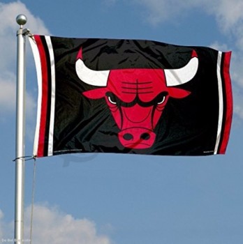 芝加哥公牛队淡入淡出标志，芝加哥公牛队标志定制标志3x5