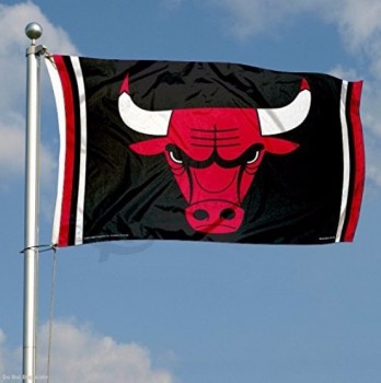 NBA Chicago Bulls Fade Flag chicago bulls drapeaux personnalisés 3x5