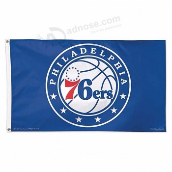 100 % polyester NBA Philadelphia 76Ers 3 par 5 pieds Drapeau