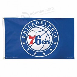 100 % 폴리 에스터 NBA 필라델피아 76ers 3x5 풋 플래그