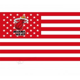 3 * 5ft poliéster miami heat bandeira e banner da NBA