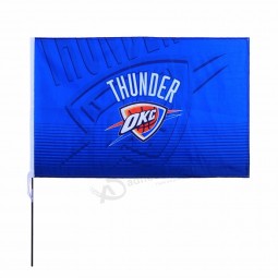 Polyester fabric custom National Basketball Association teams hand printing flag