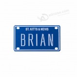 Personalizado personalizado novedad etiqueta vehículo coche auto motocicleta ciclomotor bicicleta bicicleta placa