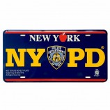 Accepter la petite commande faire personnalisé propre logo vierge sublimation plaque d’immatriculation en métal numéro de voiture plaque d’immatriculation pour la décoration automa
