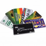 Plaque d’immatriculation personnalisée en aluminium, tôle d’aluminium, plaque d’immatriculation de voiture vierge