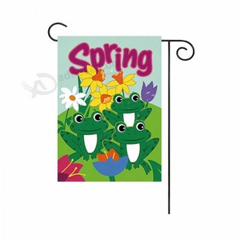 Ensemble de drapeaux de jardin en microfibre de bloc saisonnier personnalisé