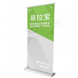 Hersteller Luxus Aluminium versenkbare Falttropfen Roll-Up-Banner für Promotion-Display
