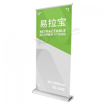 Manufactur Luxe Aluminium Rétractable Rétractable Teardrop Roll up Bannière pour l’affichage de la promotion