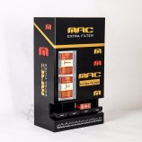 Présentoir de vitrine à tabac à cigarettes en acrylique à poussée automatique