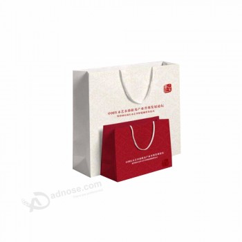 Chinese supplier customize simple cheap brown kraft paper bag