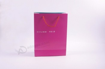 bolsas de regalo de papel impreso de gama alta de moda