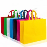 Impression de logo personnalisé de haute qualité sac non tissé d’achat bon marché avec poignée