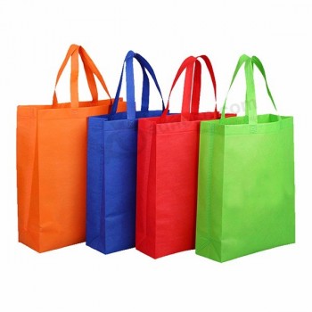 Sac à provisions de bouteille de bouteille en tissu non tissé / t-shirt sac non tissé à bas prix / Impression jetable Sac non tissé