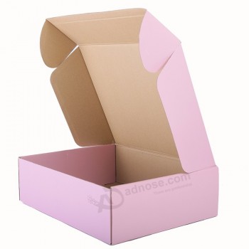 caixa forte feita sob encomenda que dobra a caixa de transporte ondulada do papel de embalagem preto