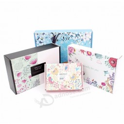 Vente en gros Boîte en carton d’expédition d’enveloppe imprimée personnalisée Boîte en carton ondulée pliable