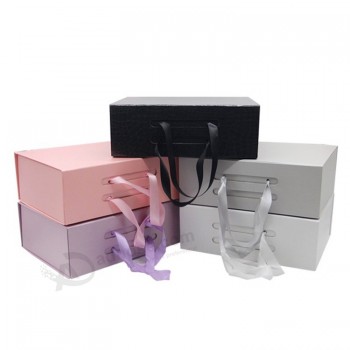 Vente en gros de haute qualité de luxe personnalisé de soins de la peau maquillage rose boîte d’emballage