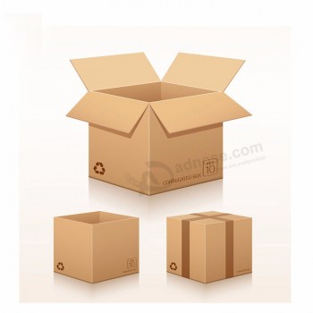 注文のロゴが付いている専門の印刷色の船積みのパッキングカートン箱